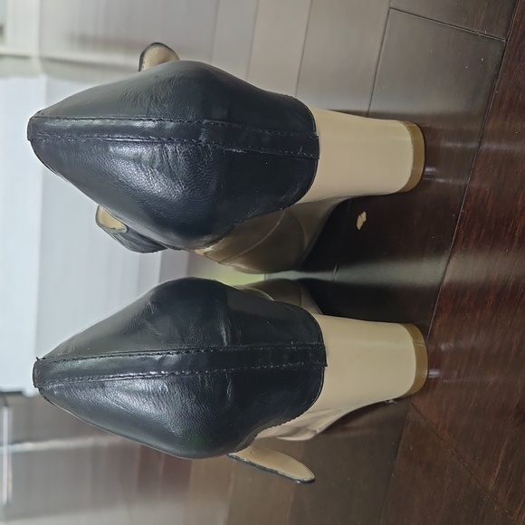 Nine west mary Jane 2 tone wedge shoe - Picture 3 of 8